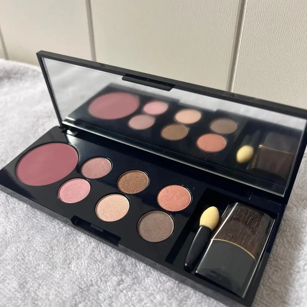 Estée Lauder Vintage 6 Pure Color Eyeshadow Palette & Blush Compact